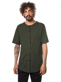 Men&#39;s buttoned shirt in olive