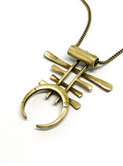 Brass Warmth warrior Necklace