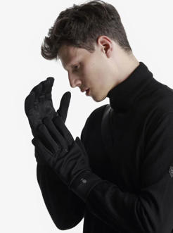 TOUCH-SCREEN GLOVES BLACK