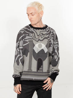 RISING PIXEL KNITTED SWEATER