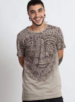 psychedelic alternative man shirt