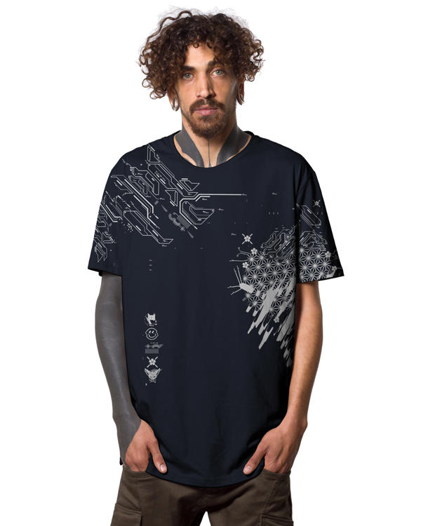 Plazmalab | psychedelic alternative man shirt