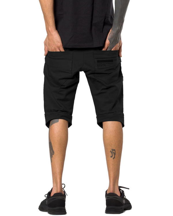 Plazmalab | Urban street olive short pants for men