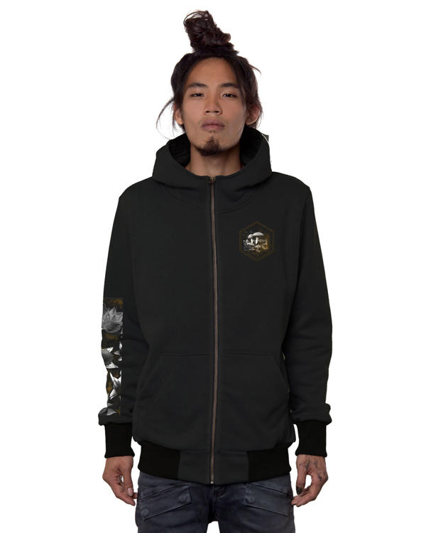 Plazmalab | SABERTOOTH HOODIE BLACK