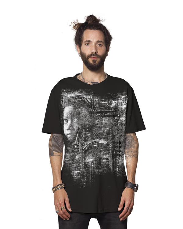 Plazmalab | abstract alternative man shirt