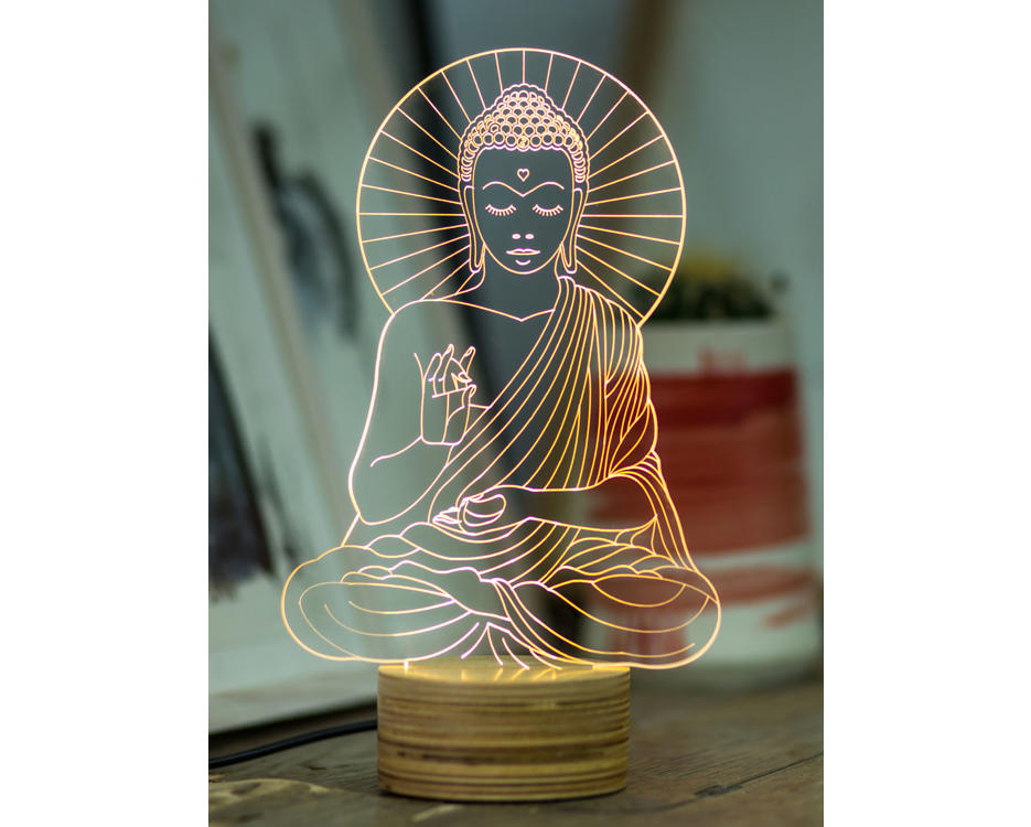 buddha lamp