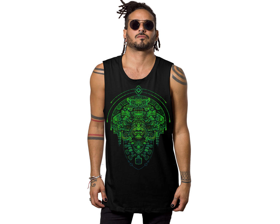 BAMBOO FOREST TANK TOP BLACK