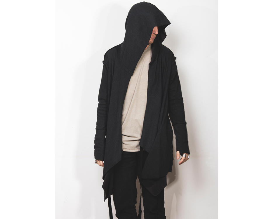 black alternative urban unisex jacket 