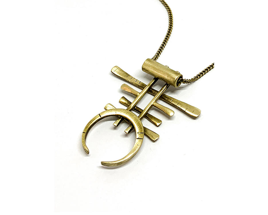 Brass Warmth warrior Necklace