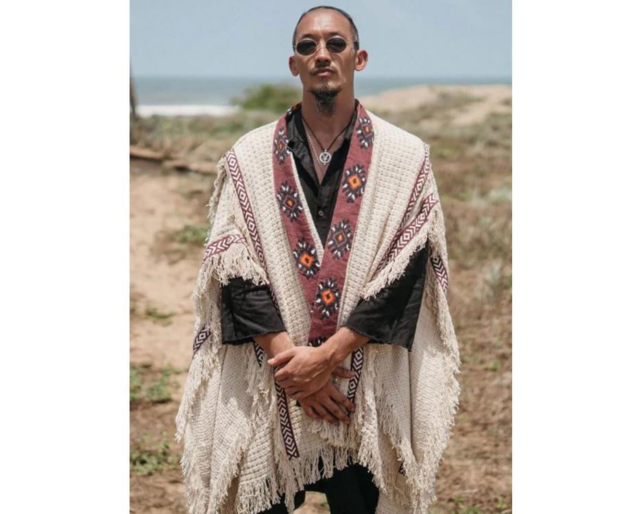 Berber Poncho Short 