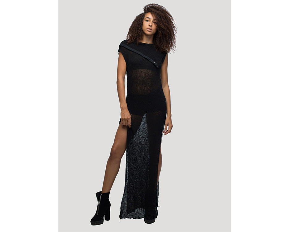 Ply Dress Black