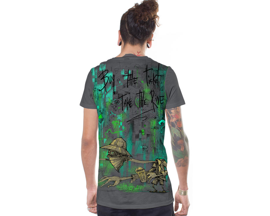  fear and loathing psychedelic  T-shirt 