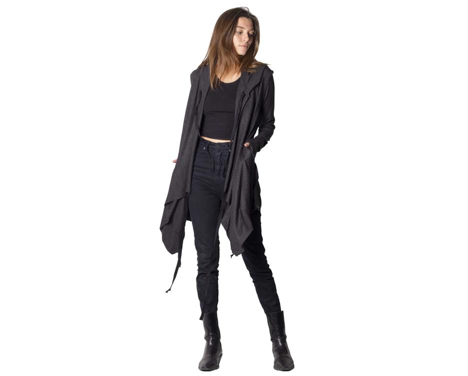 futuristic black women jacket  EL