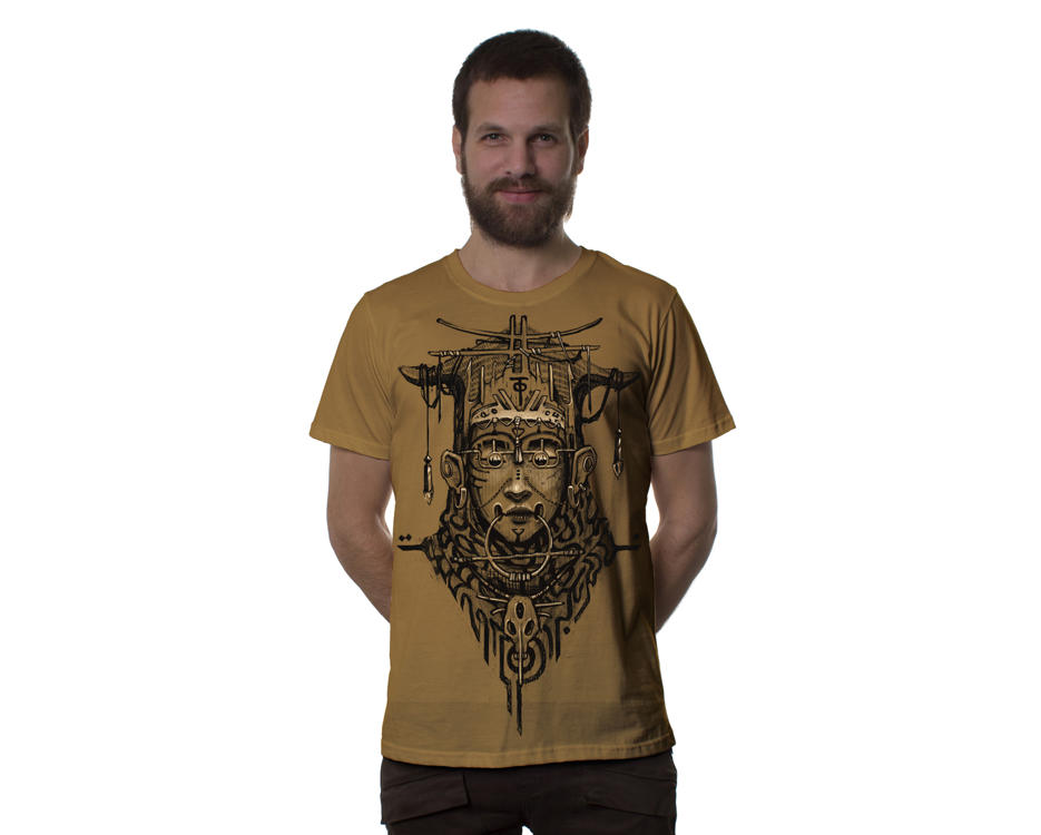 alternative tribal mustered t-shirt 