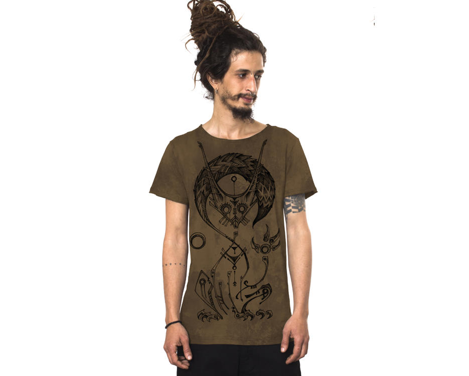 psychedelic-abstract moka t-shirt