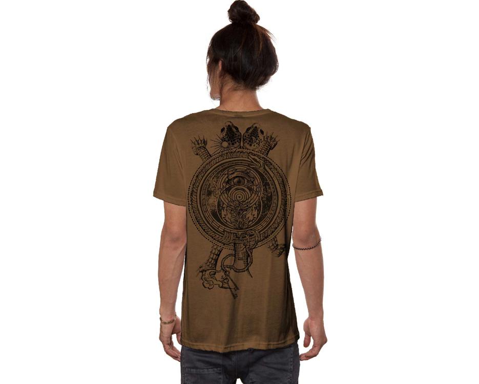 YOKAI MEN MOKA T-SHIRT