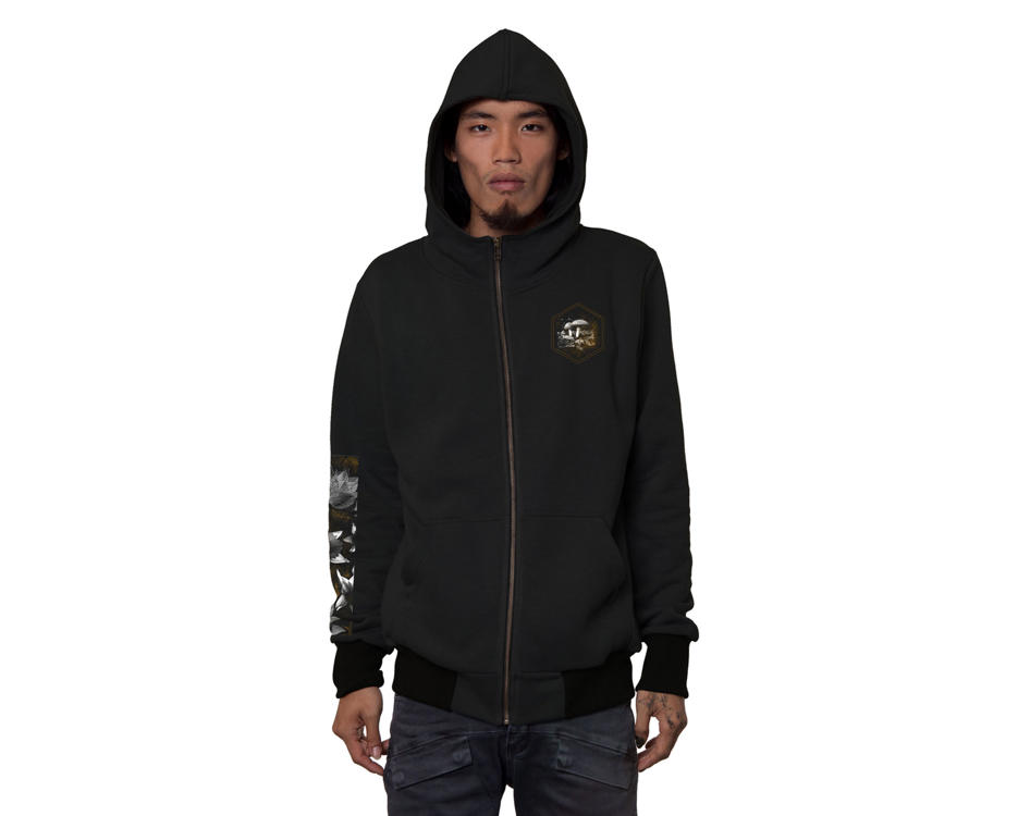 Plazmalab | SABERTOOTH HOODIE BLACK