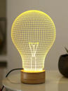 yellow bulb lamp