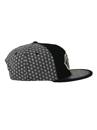 Laser Guided Visions Third Eye Silver Snapback Hat Black
