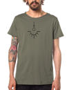 Psychedelic hippie t-shirt for men