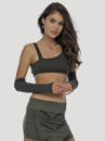 Laced Bra Top OLIVE NOIRE