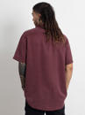 OR BUTTON SHIRT BORDEAUX WASH