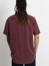 OR BUTTON SHIRT BORDEAUX WASH