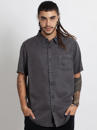 OR BUTTON SHIRT GREY WASH