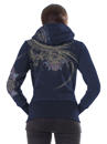 psychedelic hoodie for women with portal design