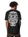 Geometric rave black t-shirt