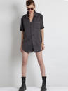 OR BUTTON SHIRT GREY WASH