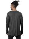 Okinami Urban street style long sleeve grey shirt 