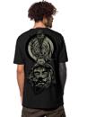 black digital psychedelic t-shirt 