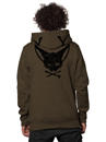 Urban style Twizy brown mouline hoodie for men