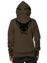 Urban style Twizy brown mouline hoodie for men