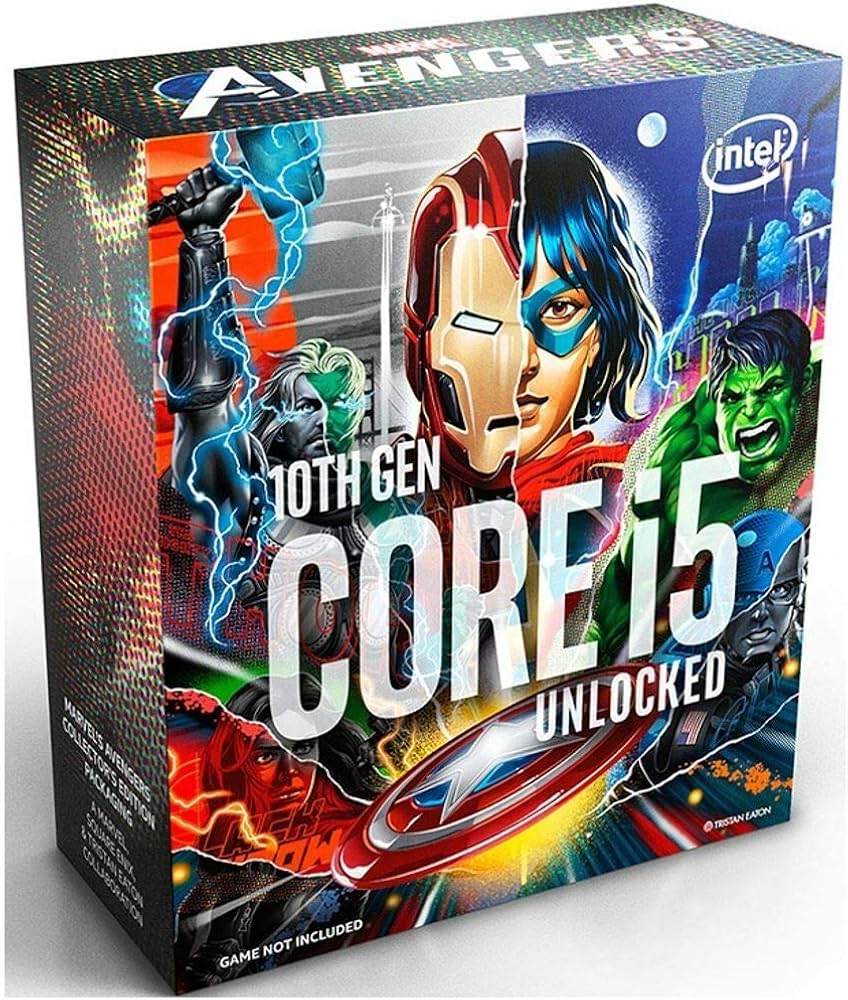 מעבד  INTEL CORE i5 -10600K 4.1GHz - LGA 1200 BOX