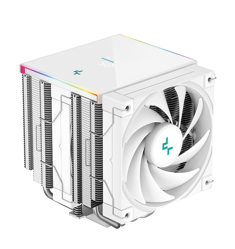 מאוורר לבן למעבד DeepCool AK620 DIGITAL SE WH RGB UP TO 260W TDP FOR LGA 115X/1200/1700/1851 R-AK620-WHADMN-GJD
