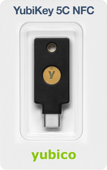 מפתח לאימות חומרה  YubiKey 5C NFC FIPS Blister 5060408464236 - USB TYPE C