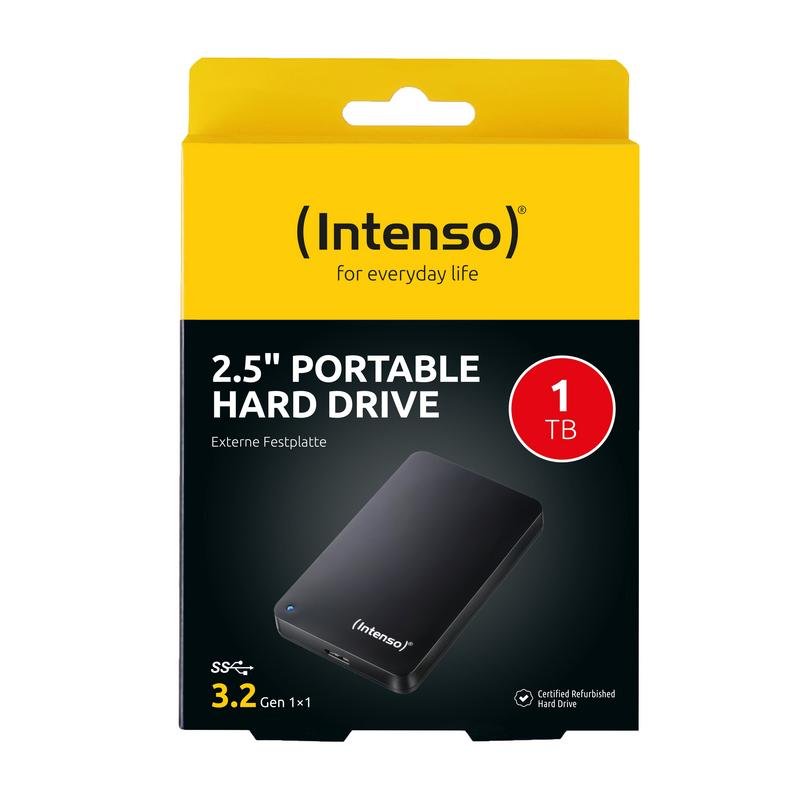 דיסק קשיח חיצוני Intenso external hard drive - 1TB - 2.5" USB 3.0 - black 6021660