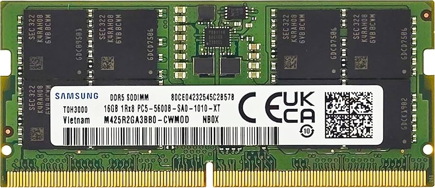 זיכרון  SAMSUNG 16G SO-Dimm DDR 5 56000MHZ 1.1V M425R2GA3BB0-CWM