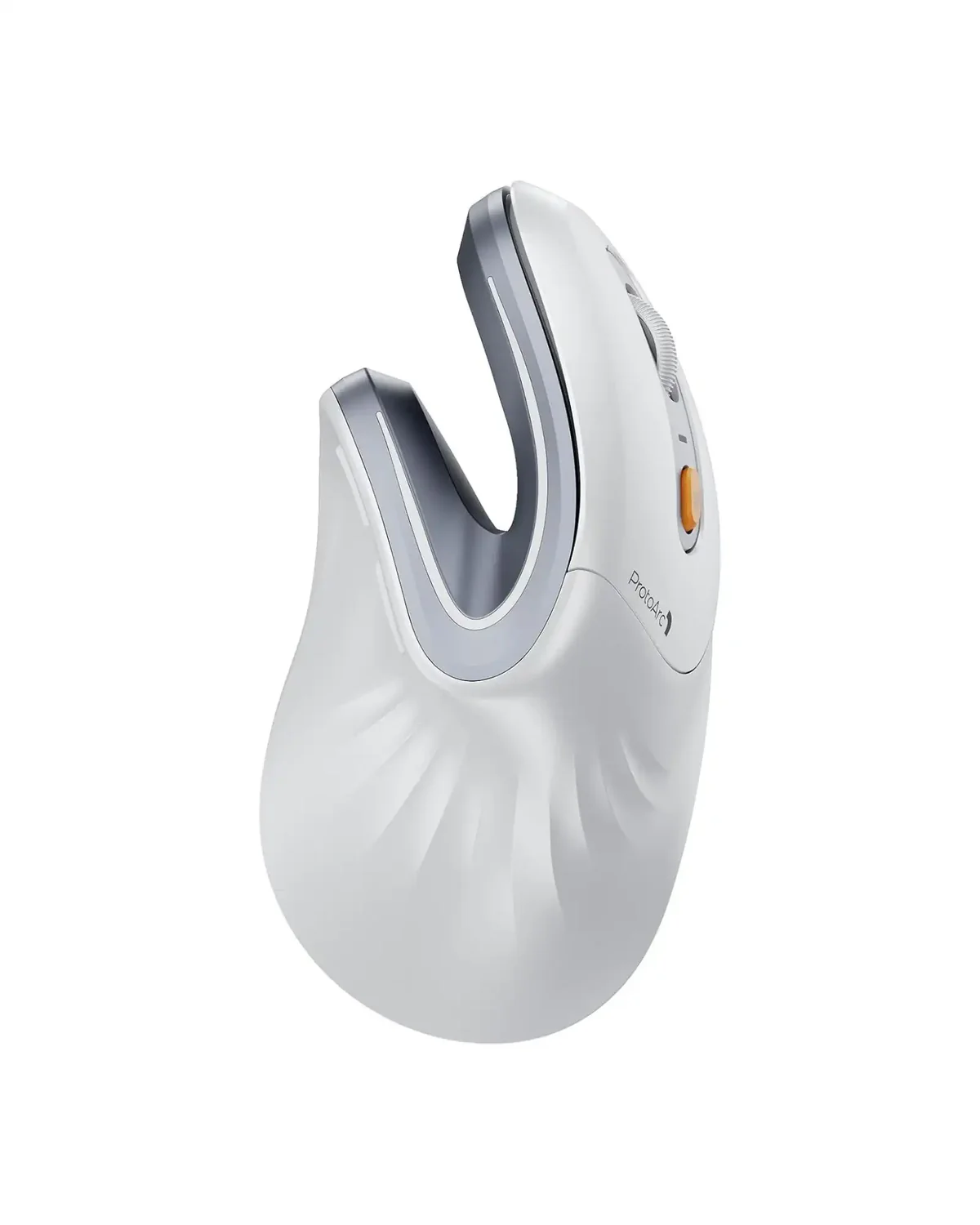 עכבר ארגונומי ורטיקלי ProtoArc EM11 NL Bluetooth Ergonomic Vertical Mouse White
