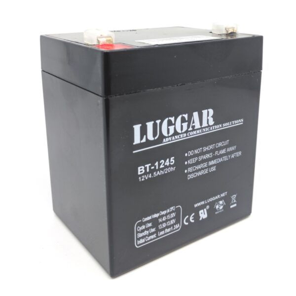 סוללה לאל פסק LUGGAR 12V / 4.5A UPS Battery BT-1245