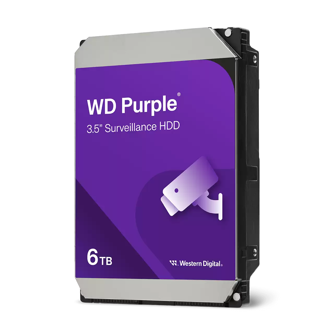 דיסק קשיח Western Digital 6TB Purple 3.5" 5400RPM WD64PURZ SATA III 