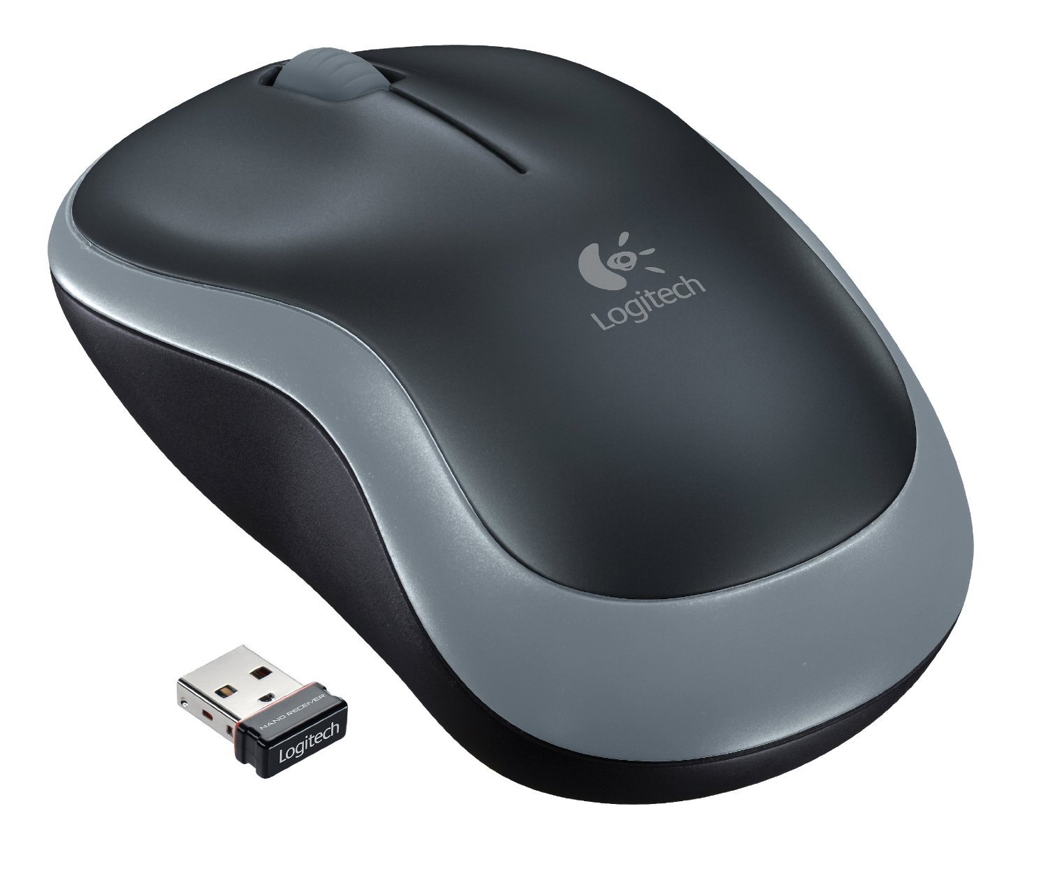 עכבר אלחוטי LOGITECH M185 אפור שחור