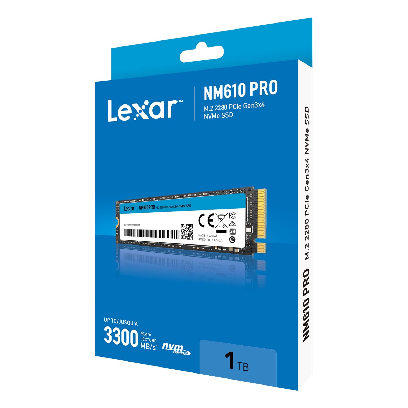 דיסק קשיח Lexar SSD NM610PRO 1TB m.2 NVME PCIe3X4