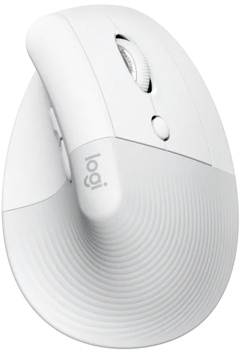 עכבר ארגונומי אלחוטי Logitech LIFT VERTICAL Wireless mouse White