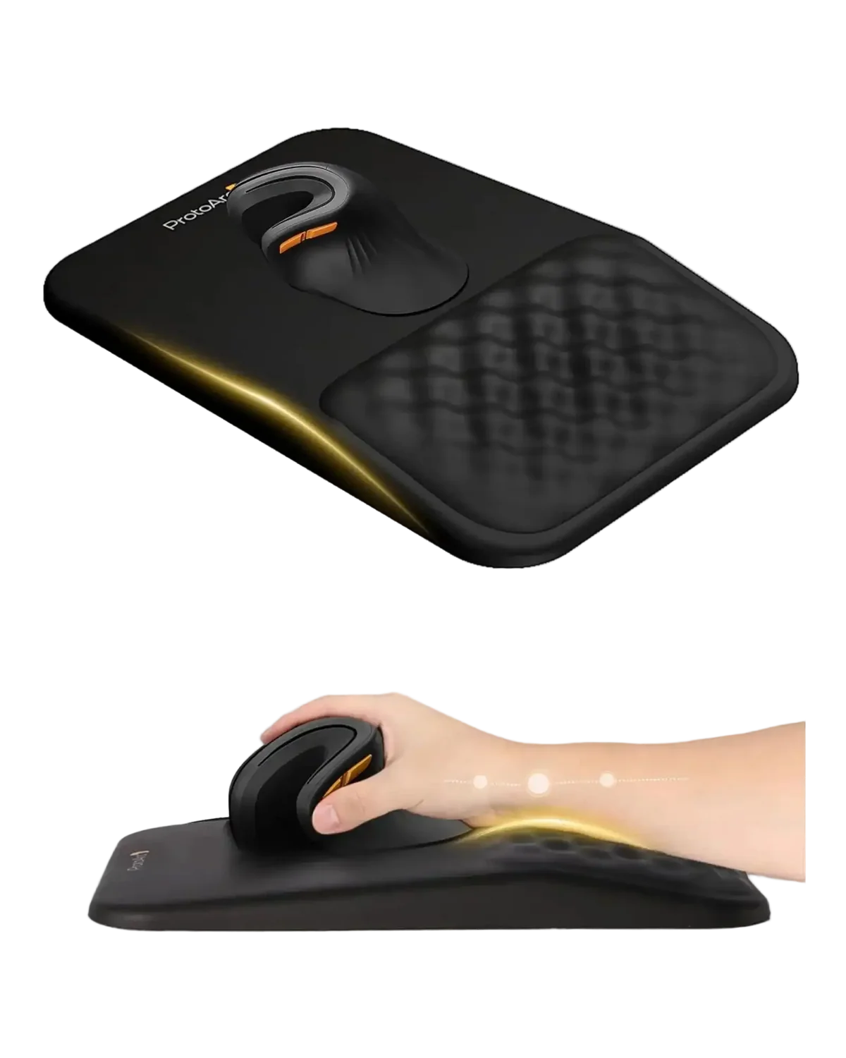 משטח ג'ל לעכבר ProtoArc MP50 Ergonomic Mouse Pad with Wrist Rest