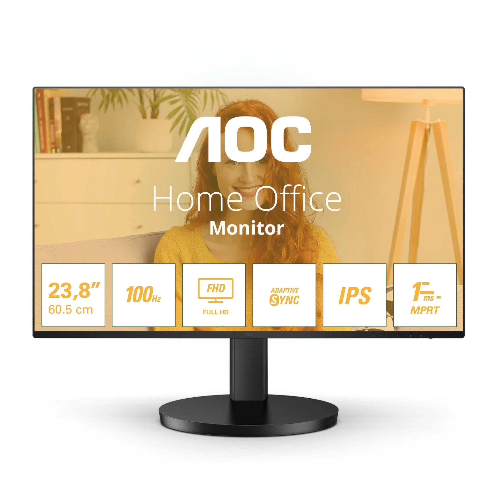 מסך AOC 24B3HA2/01 23.6" IPS 1MS SPEAKER