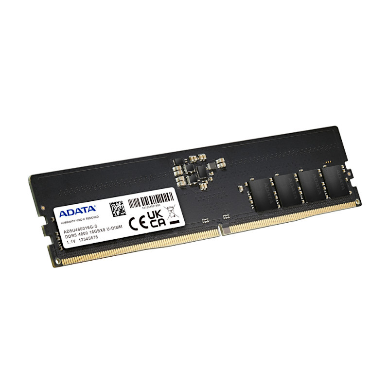 זיכרון ADATA LONG DIMM 16GB DDR5 4800Mhz AD5U480016G-S