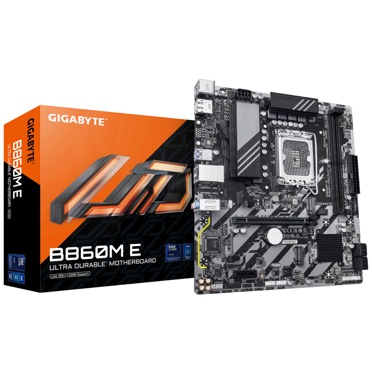 לוח ראשי GigaByte B860M E DDR5 - Socket 1851